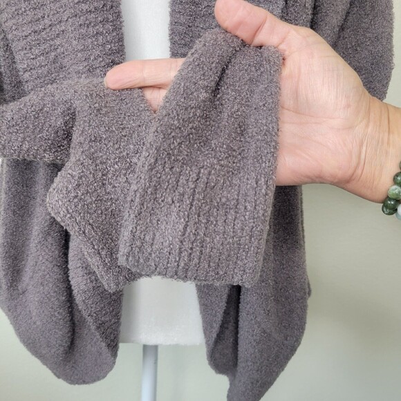 Barefoot Dreams Women's Size XS-Sm CozyChic Lite Circle Cardi in Charcoal Gray - Picture 5 of 13